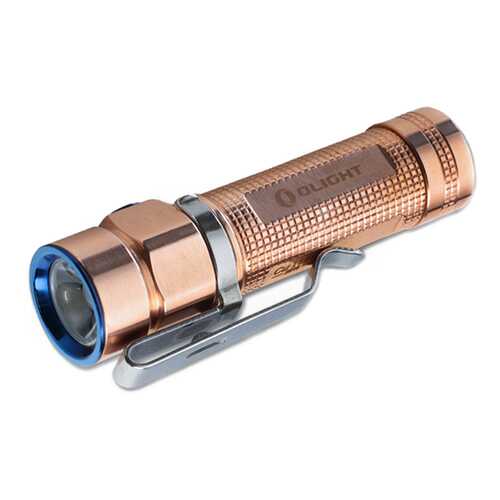 Туристический фонарь Olight S1A-CU Rose Gold, бежевый, 5 режимов в Сплав