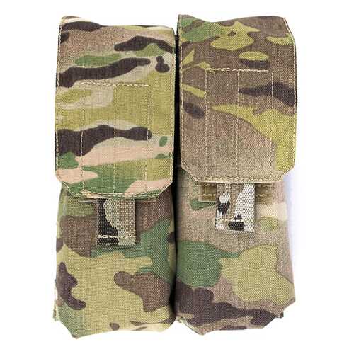 Подсумок с клапаном для АК (двойной) (Ars Arma) (Multicam) в Сплав
