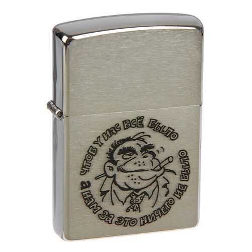 Зажигалка Zippo №200 Горилла Brushed Chrome в Сплав