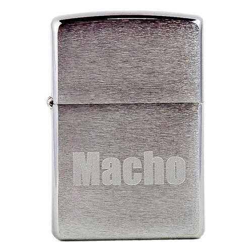 Зажигалка Zippo №200 Macho Brushed Chrome в Сплав