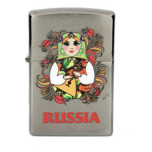 Зажигалка Zippo 200 Matroshka Doll 2 Brushed Chrome в Сплав