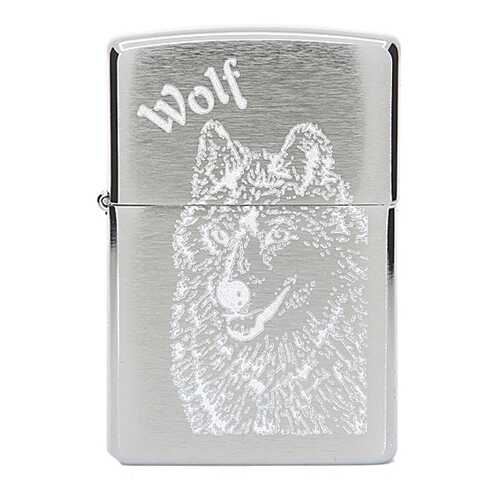 Зажигалка Zippo №200 Wolf Brushed Chrome в Сплав