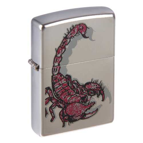 Зажигалка Zippo №205 Scorpion Color Satin Chrome в Сплав