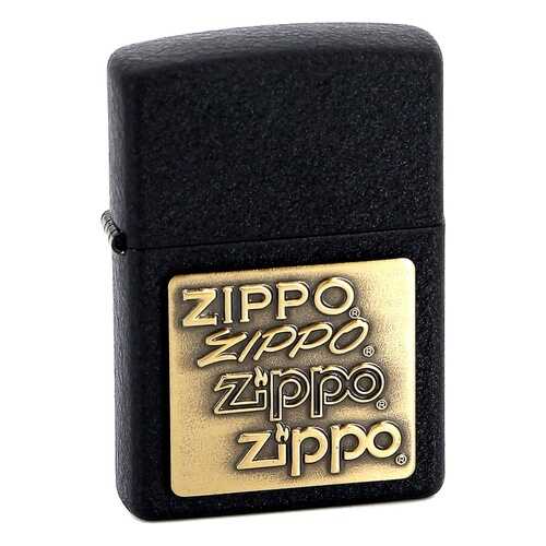 Зажигалка Zippo №362 Black Crackle в Сплав