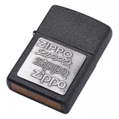 Зажигалка Zippo №363 Black Crackle в Сплав