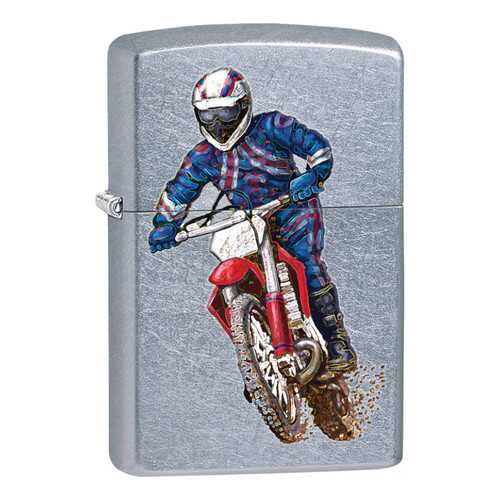 Зажигалка Zippo Classic 207 Dirt Bike 2 Street Chrome в Сплав