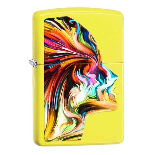 Зажигалка Zippo Colorful Head Neon Yellow в Сплав