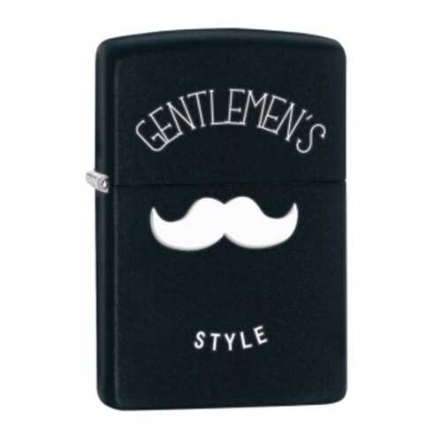 Зажигалка Zippo Gentlemen's Style 28663 Black Matte в Сплав