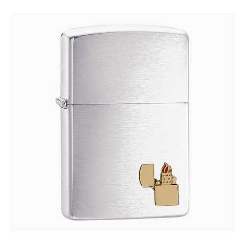 Зажигалка Zippo Lighter Emblem 29102 Brushed Chrome в Сплав