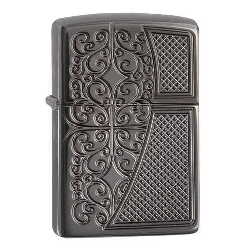 Зажигалка Zippo Old Royal Filigree Black Ice в Сплав