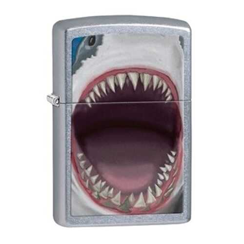 Зажигалка Zippo Shark Teeth 28463 Satin Chrome в Сплав