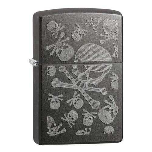 Зажигалка Zippo Skulls Crossbones Gray Dusk в Сплав