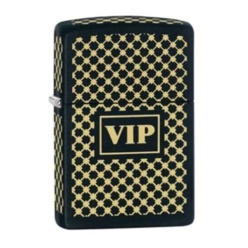 Зажигалка Zippo VIP Black Matte в Сплав