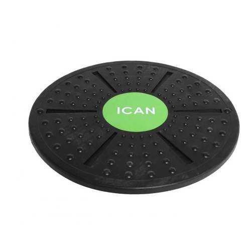 Диск балансировочный ICAN IFA-601, черный/зеленый в Сплав