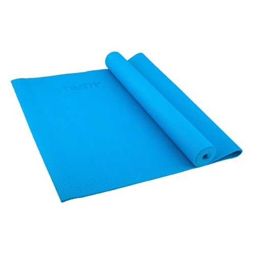 Коврик для йоги FM-101, PVC, 173x61x0,3 см, синий в Сплав