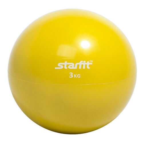 Медицинбол StarFit GB-703 желтый в Сплав