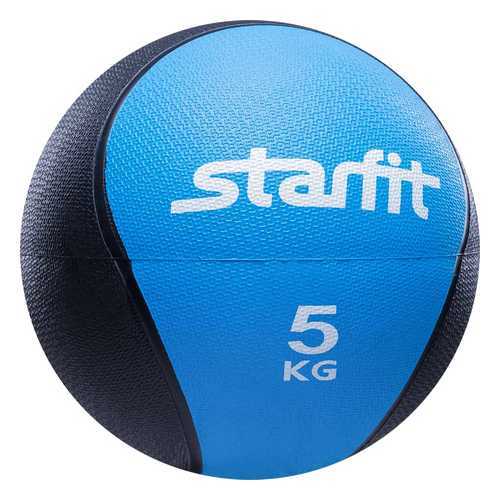 Медицинбол StarFit Pro GB-702 5 кг голубой/черный в Сплав