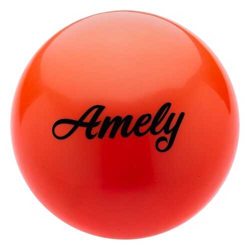 Мяч гимнастический Amely AGB-101, оранжевый, 19 см в Сплав