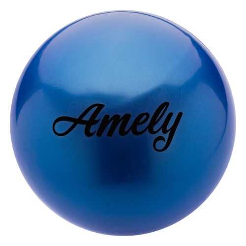 Мяч гимнастический Amely AGB-101, синий, 19 см в Сплав