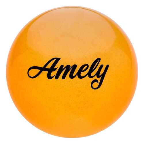 Мяч гимнастический Amely AGB-102, оранжевый, 19 см в Сплав