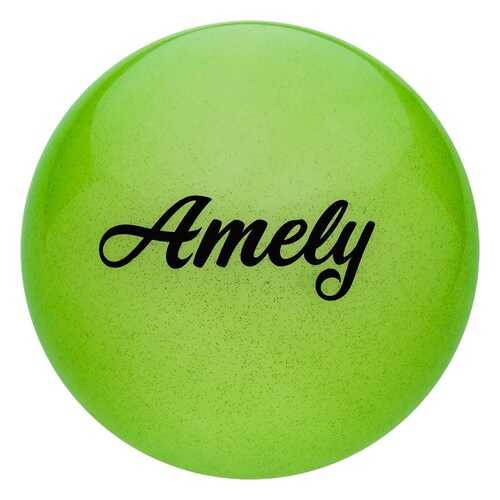 Мяч гимнастический Amely AGB-102, зеленый, 19 см в Сплав