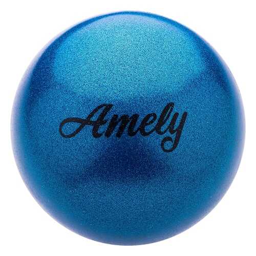 Мяч гимнастический Amely AGB-103, синий, 19 см в Сплав