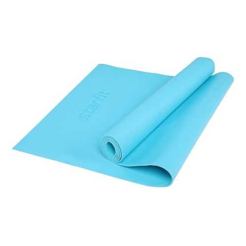 Starfit Коврик для йоги FM-103, PVC HD, 173 x 61 x 0,4 см, голубой в Сплав