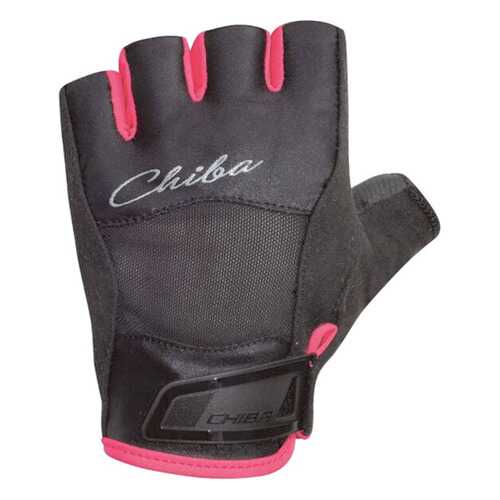 Перчатки для фитнеса Chiba Lady Line Diamond, красные/черные, XS в Сплав