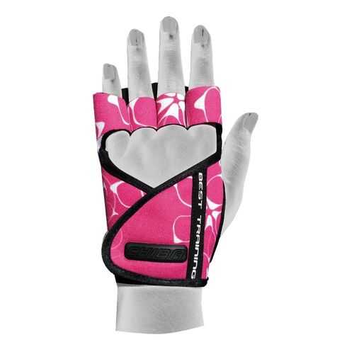 Перчатки для фитнеса Chiba Lady Motivation Glove, розовые/черные/белые, XS в Сплав