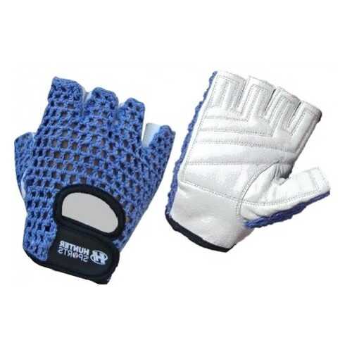 Перчатки для фитнеса и атлетики Hunter Sports HSF-320-2-A, синие, XS в Сплав
