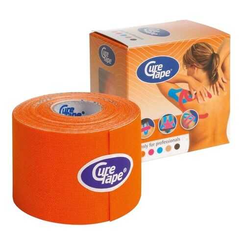 Кинезио тейп CureTape 5 м х 5 см, 5см, 160196-orange в Сплав