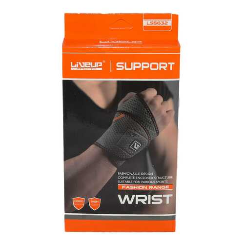 Суппорт запястья LiveUp Wrist Support LS5632, черный в Сплав