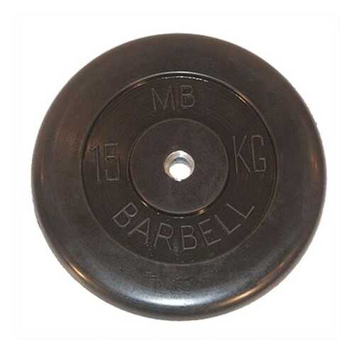 Barbell d 26 мм черный 15,0 кг в Сплав