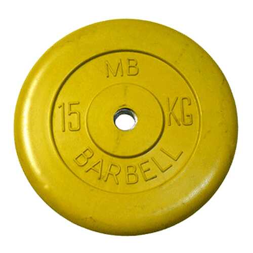 Диск для штанги Mb Barbell Atlet 10214 15 кг, 31 мм в Сплав