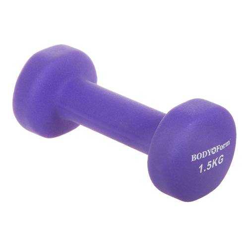 Гантель неопреновая Body Form BF-DN01 1,5 кг в Сплав