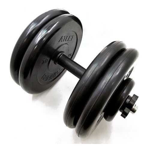 Гантель разборная MB Barbell Atlet 25 мм, 45 кг в Сплав