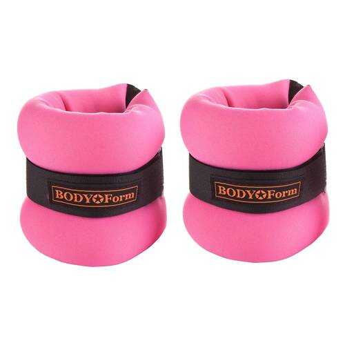 Утяжелители Body Form BF-WUN02 розовые 2 x 0,5 кг в Сплав
