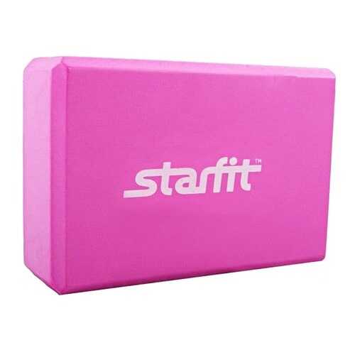 Блок для йоги StarFit из EVA розовый в Сплав