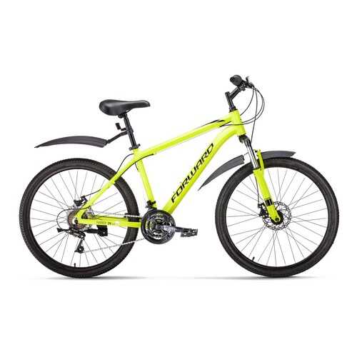 FORWARD Велосипед Forward Hardi 26 2.0 disc (2020) светлый/желтый 17 в Сплав
