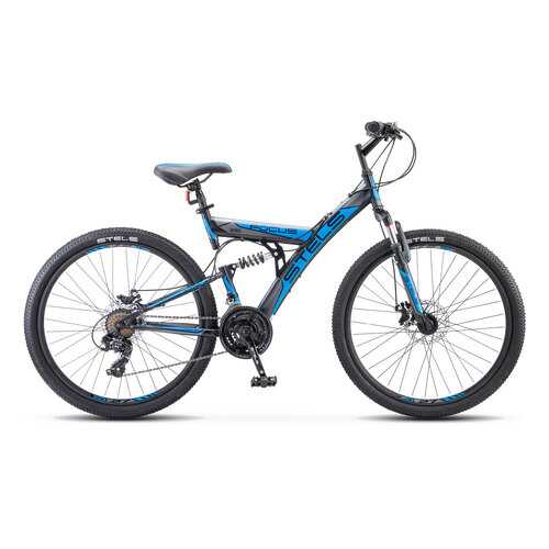 Велосипед Stels Focus MD 26 21-Speed V010 2017 18 синий/черный в Сплав