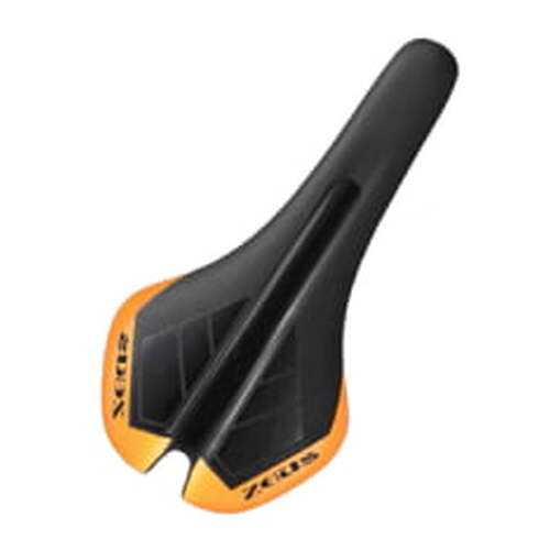 Седло вело ZEUS Z-1014 MTB Sport 268*140mm,рельсы сталь,анатомическое,черное,291гр в Сплав