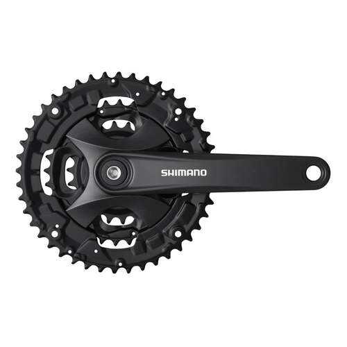 Шатун Shimano MT101 175мм 40/30/22 для 3*9 ск без защиты черный EFCMT101E002XLB в Сплав