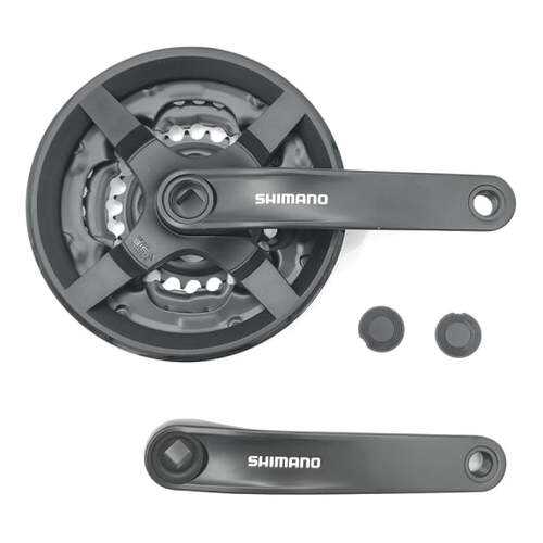 Шатун Shimano Tourney TY301 150мм 42/34/24 с защитой черный б/уп AFCTY301K244CL в Сплав