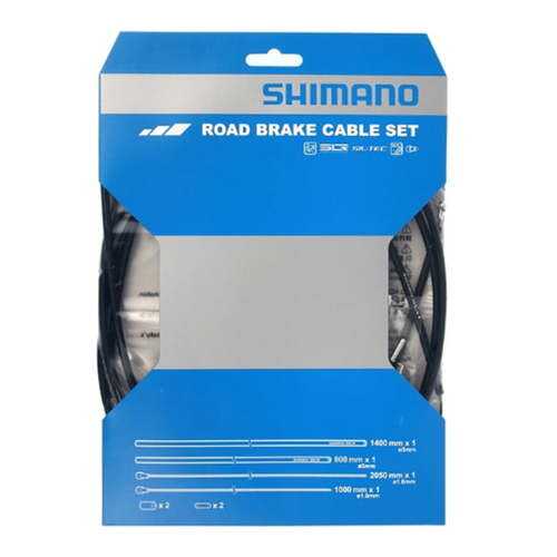 Трос тормоза с оболочкой Shimano Road опл.800мм/1400мм,трос1000мм/2050ммс конц Y80098011 в Сплав