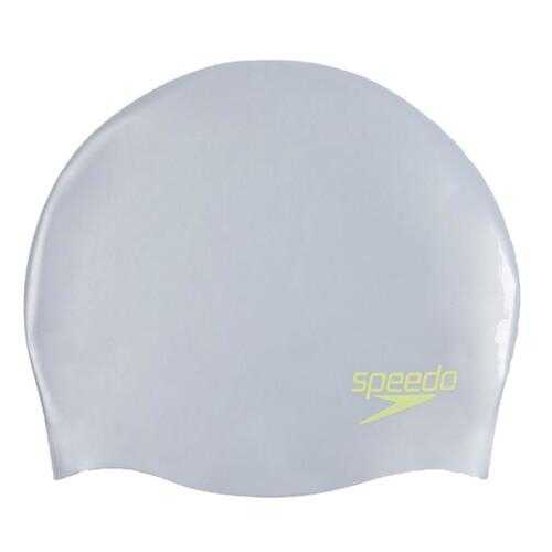 Шапочка для плавания Speedo Junior Plain Moulded Silicone Cap B825 silver в Сплав