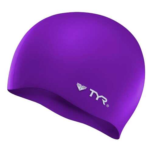 Шапочка для плавания TYR Wrinkle Free Silicone Cap 510 purple в Сплав