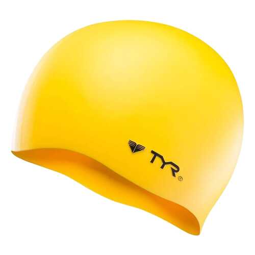 Шапочка для плавания TYR Wrinkle Free Silicone Cap 720 yellow в Сплав