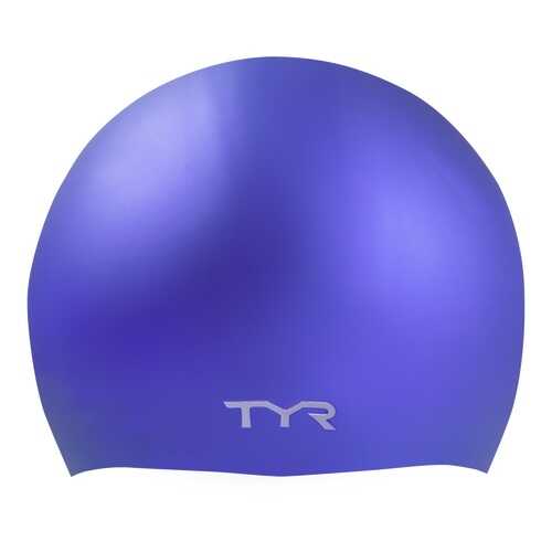 TYR Шапочка для плавания Wrinkle Free Silicone Cap, силикон, LCS/510, фиолетовый в Сплав