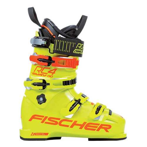Горнолыжные ботинки Fischer RC4 Curv 130 Vacuum Full Fit 2018, yellow, 29.5 в Сплав