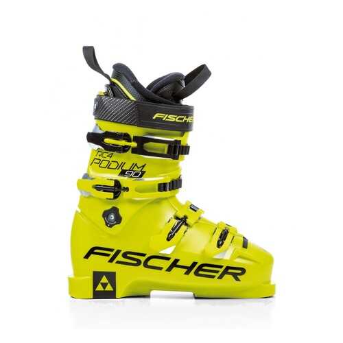 Горнолыжные ботинки Fischer RC4 Podium Junior 90 2019, yellow/black, 23.5 в Сплав